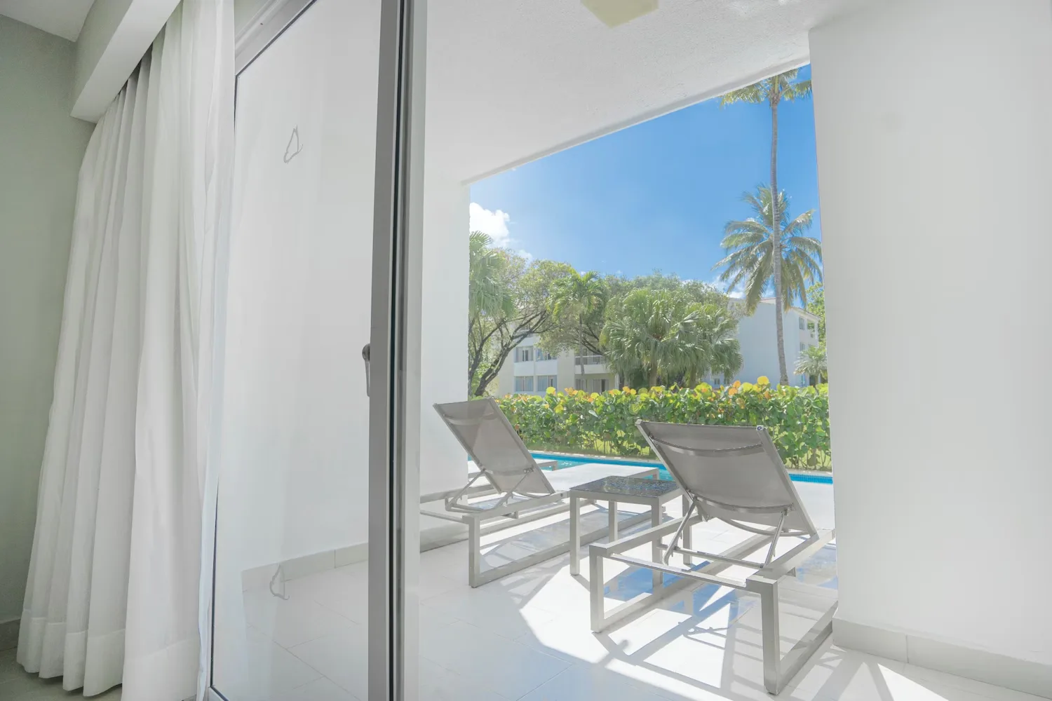 Private balcony