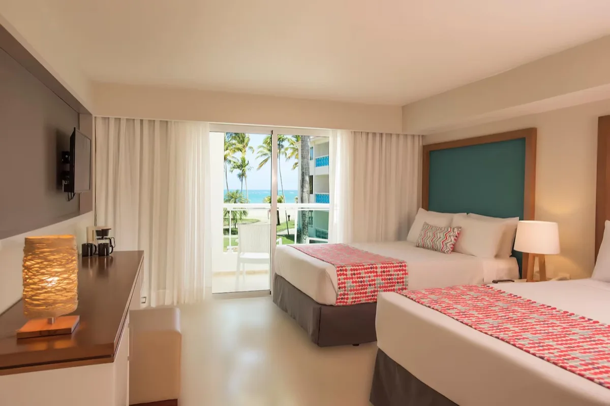 Resort suite with ocean view