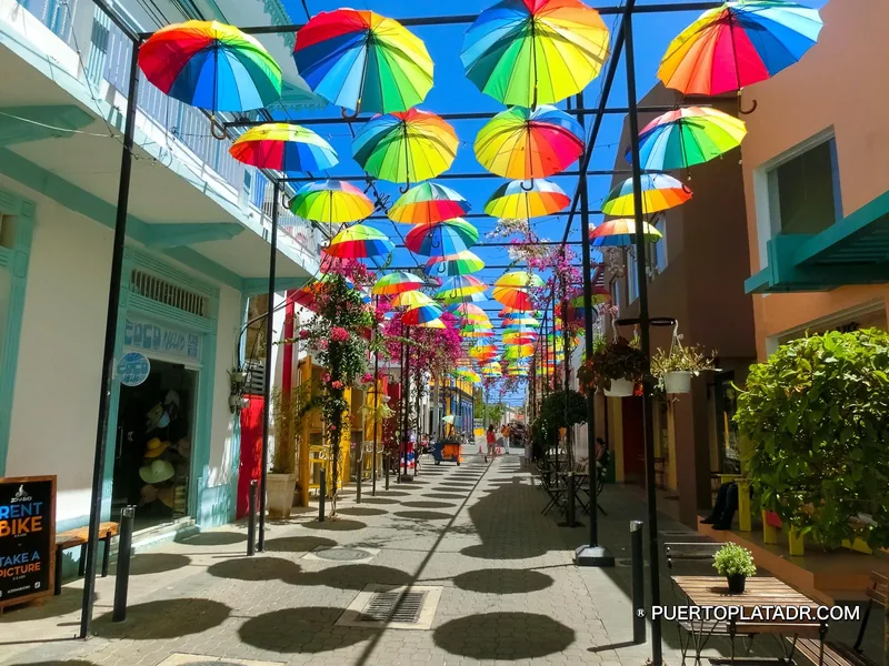Umbrella Street Puerto Plata
